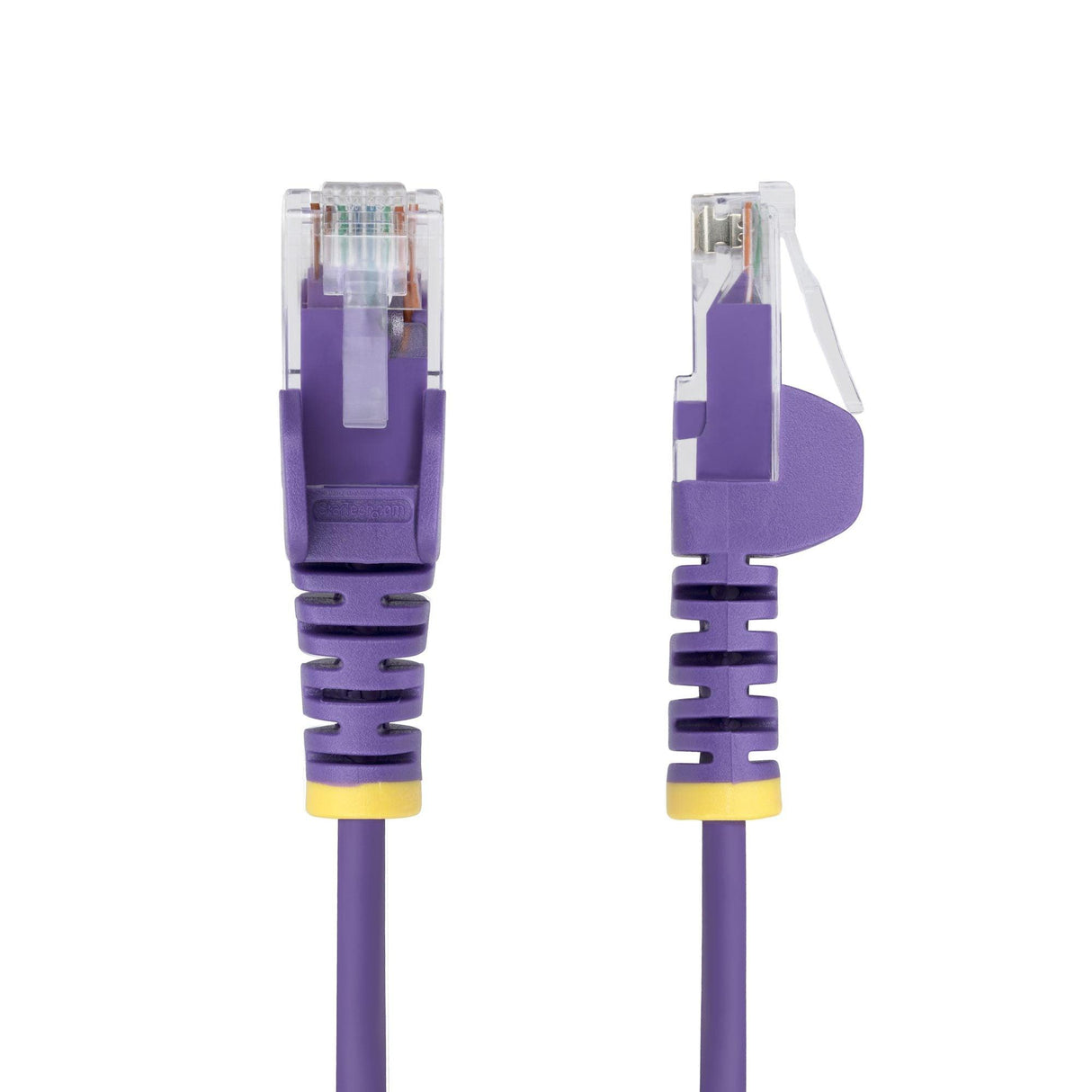 StarTech 1.5m Purple Slim CAT6 Ethernet Cable, Snagless RJ45, UTP, LSZH, 28AWG Pure Bare Copper, Slim Network Patch Cord