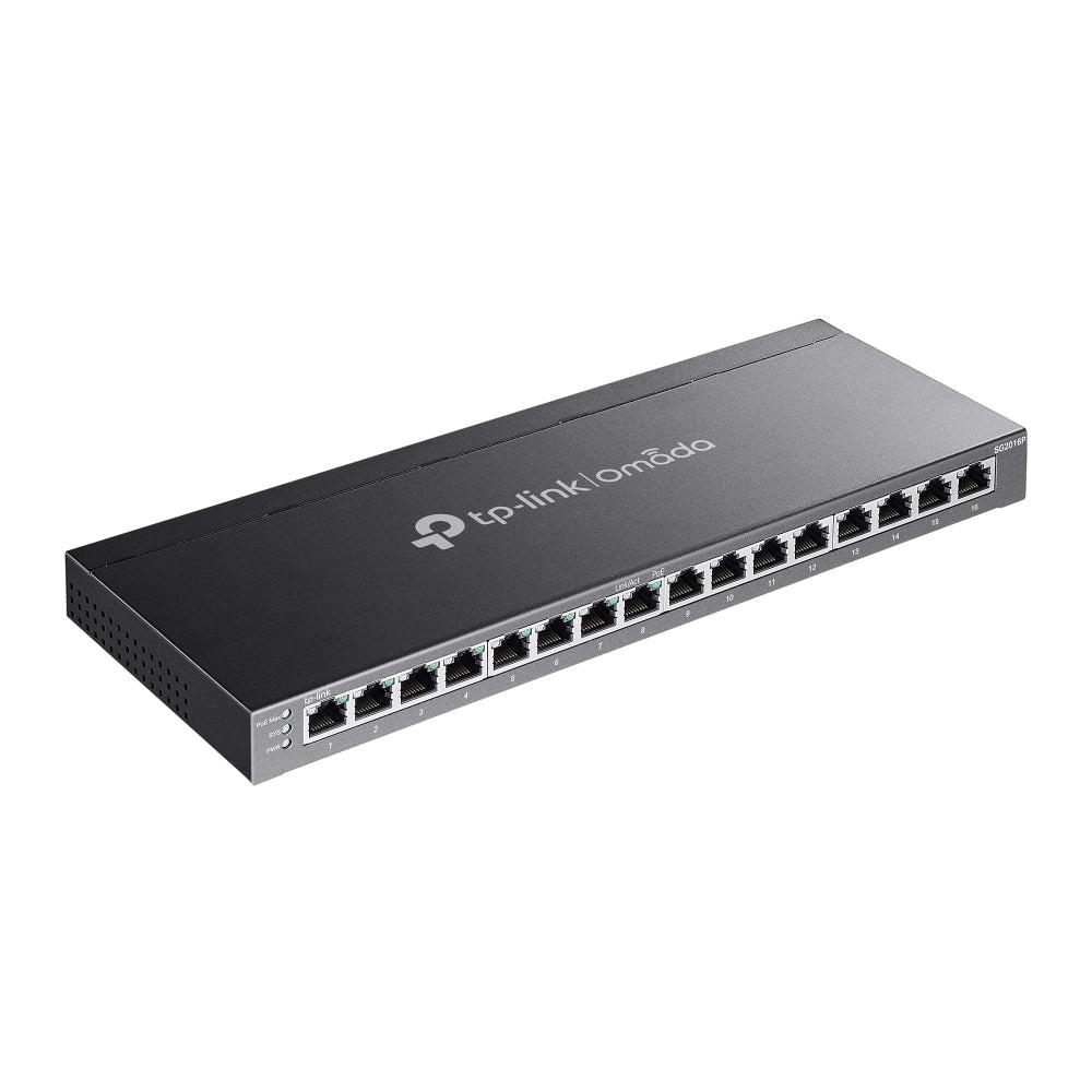 Omada SG2016P 16 Ports Manageable Ethernet Switch - Gigabit Ethernet - 10/100/1000Base-T