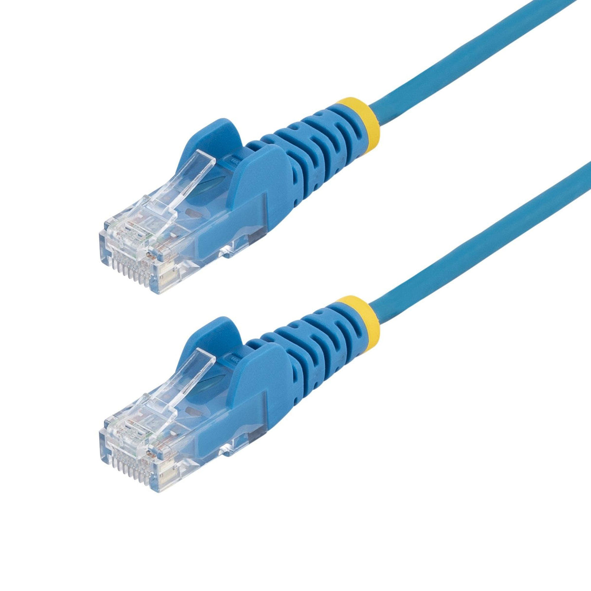 StarTech 10m Blue Slim CAT6 Ethernet Cable, Snagless RJ45, UTP, LSZH, 28AWG Pure Bare Copper, Slim Network Patch Cord