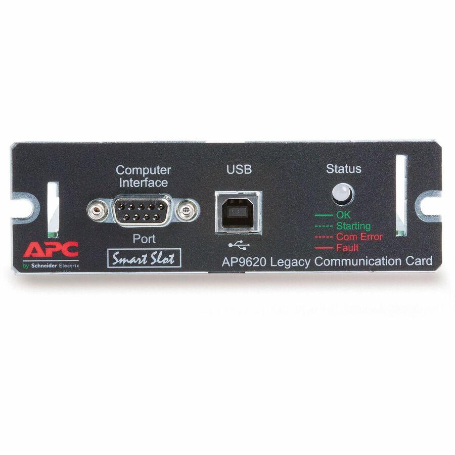 Schneider Electric SmartSlot AP9620 Management Module - 1 x USB 2.0, 1 x DB-9 Serial