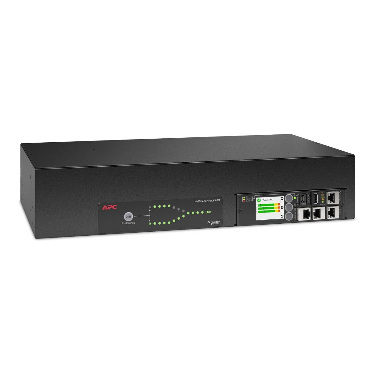 APC by Schneider Electric NetShelter Automatic Transfer Switch