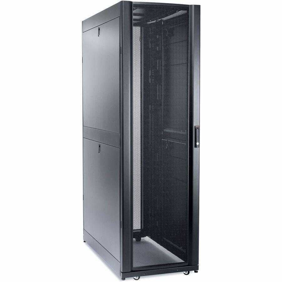 APC by Schneider Electric NetShelter SX 45U Rack Cabinet - 482.60 mm Rack Width - Black - TAA Compliant