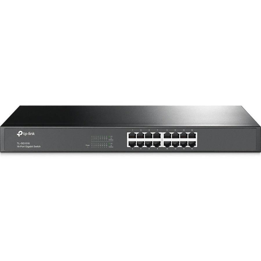 TP-Link TL-SG1016 16 Ports Ethernet Switch - Gigabit Ethernet - 10/100/1000Base-T