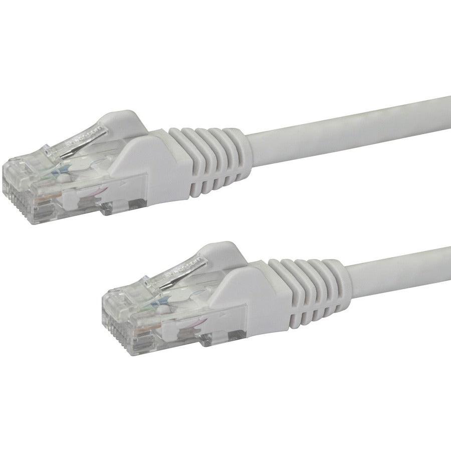 StarTech 50cm CAT6 Ethernet Cable - White Snagless Gigabit - 100W PoE UTP 250Mhz Category 6 Patch Cord UL Certified Wiring/TIA