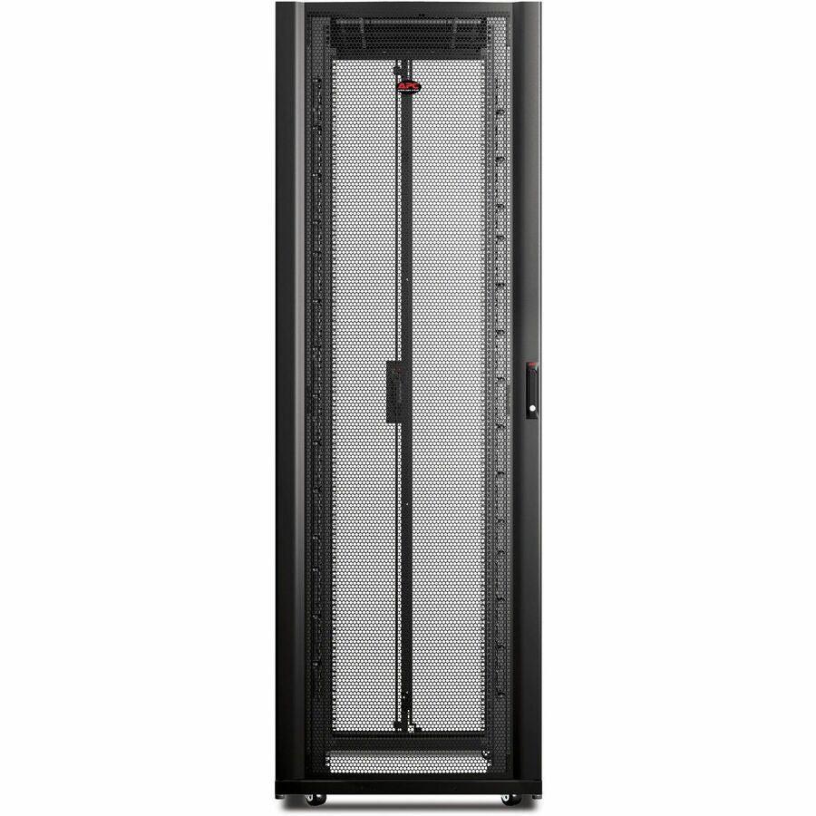 APC by Schneider Electric NetShelter SX 48U Floor Standing Rack Cabinet for Networking, Airflow System - 482.60 mm Rack Width - Black - TAA Compliant