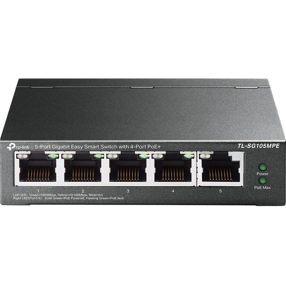 TP-Link EasySmart TL-SG105MPE 5 Ports Ethernet Switch - Gigabit Ethernet - 10/100/1000Base-T