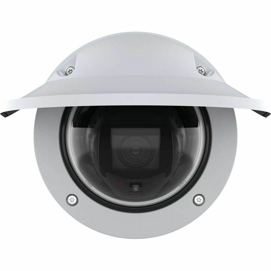 AXIS P3277-LVE 5 Megapixel Indoor/Outdoor Network Camera - Colour - Dome - White - TAA Compliant
