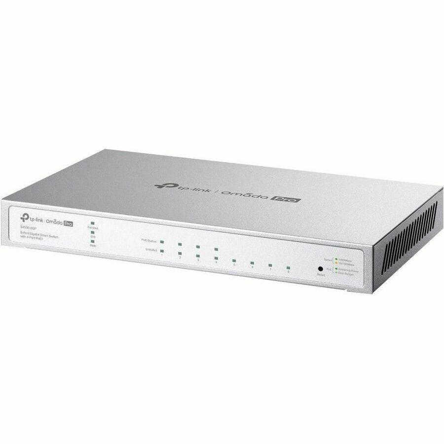 TP-Link Omada Pro S4500-8GP 8 Ports Manageable Ethernet Switch - Gigabit Ethernet - 10/100/1000Base-T