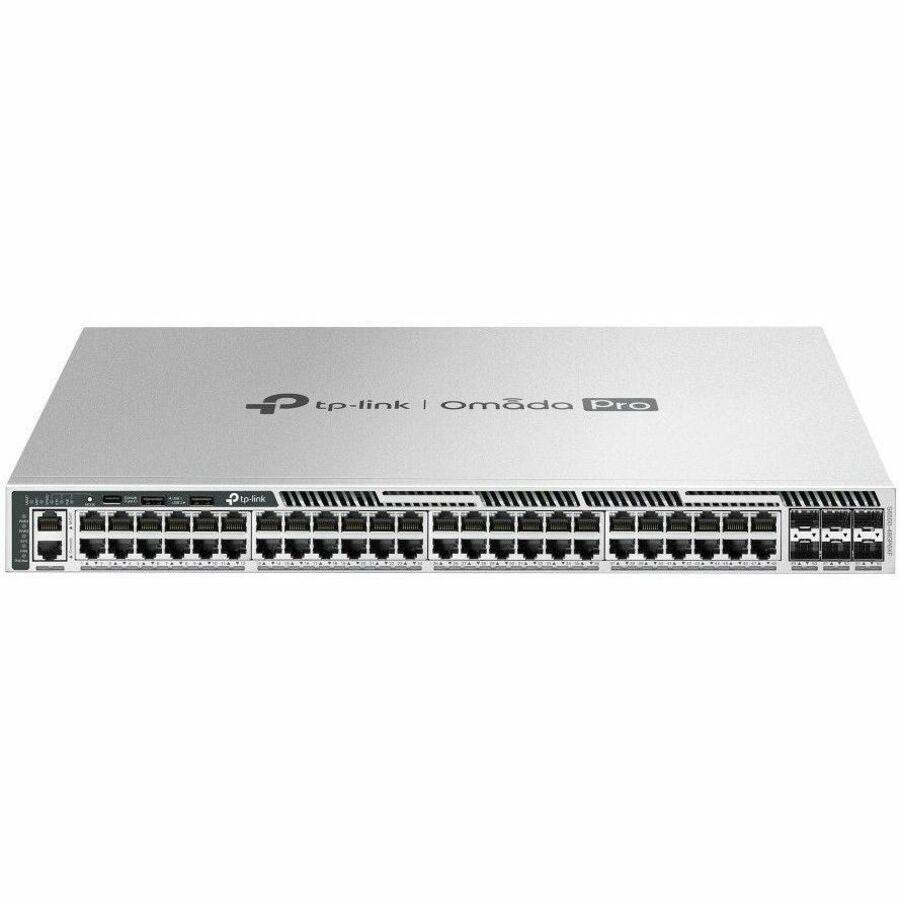Omada S6500-48GP6XF 48 Ports Manageable Ethernet Switch - Gigabit Ethernet, 10 Gigabit Ethernet - 10/100/1000Base-T, 1000Base-X, 10GBase-X - Grey