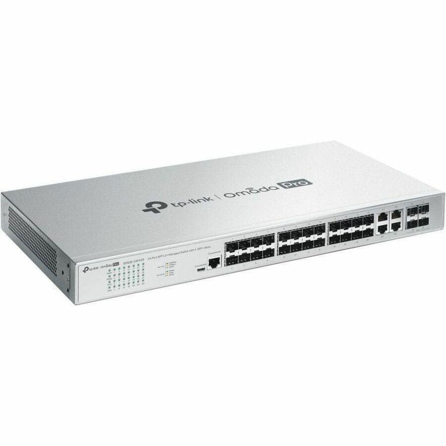 Omada Pro S5500-24F4XF Manageable Ethernet Switch - Gigabit Ethernet, 10 Gigabit Ethernet - 10/100/1000Base-T, 1000Base-X, 10GBase-X
