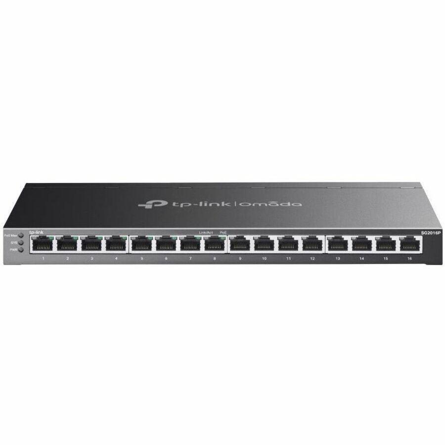 Omada SG2016P 16 Ports Manageable Ethernet Switch - Gigabit Ethernet - 10/100/1000Base-T