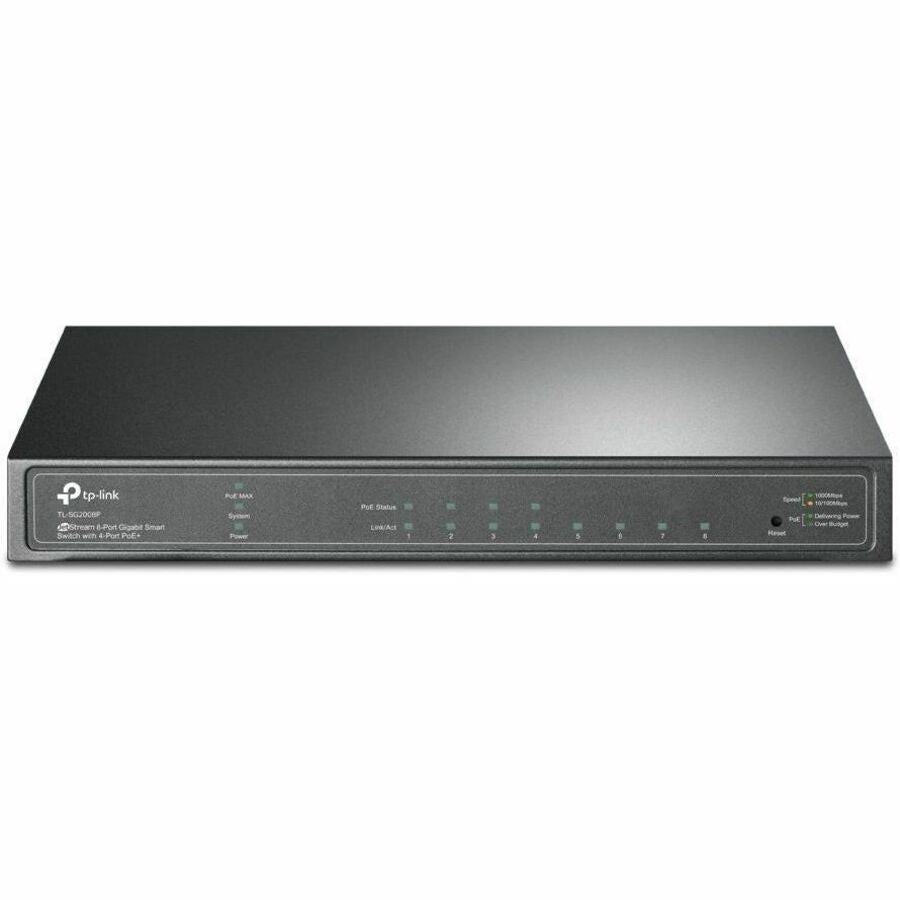 TP-Link JetStream TL-SG2008P 8 Ports Manageable Ethernet Switch - Gigabit Ethernet - 10/100/1000Base-T