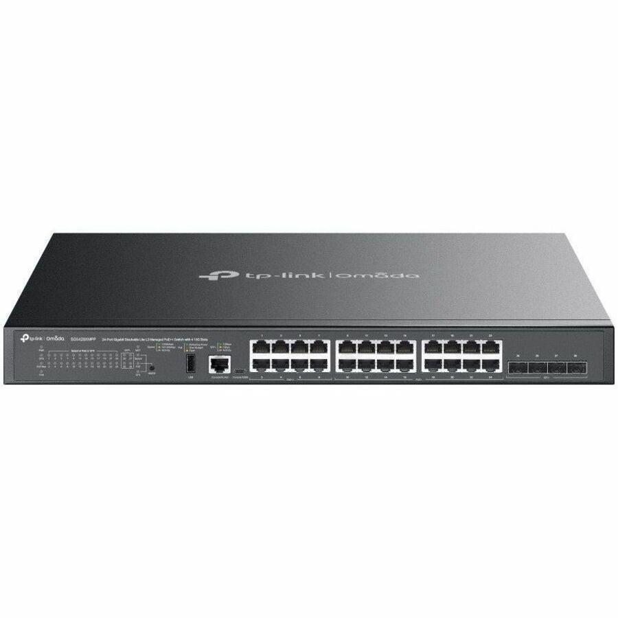 Omada SG5428XMPP 24 Ports Manageable Ethernet Switch - Gigabit Ethernet, 10 Gigabit Ethernet - 10/100/1000Base-T, 10GBase-X