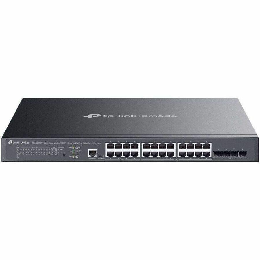 Omada SG3428XMPP 24 Ports Manageable Ethernet Switch - Gigabit Ethernet, 10 Gigabit Ethernet - 10/100/1000Base-T, 1000Base-X, 10GBase-X