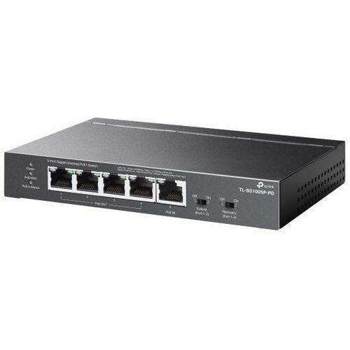 Omada TL-SG1005P-PD 5 Ports Ethernet Switch - Gigabit Ethernet - 10/100/1000Base-T