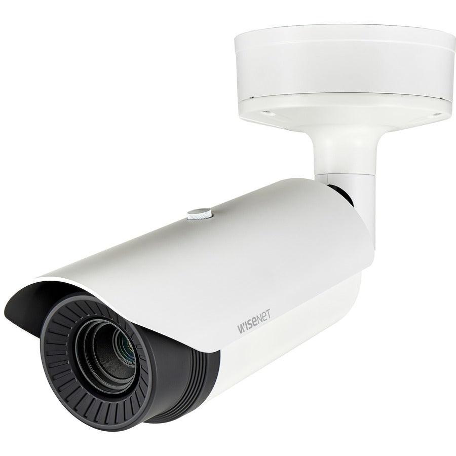 Wisenet Network Camera - Monochrome, Colour - Bullet - White