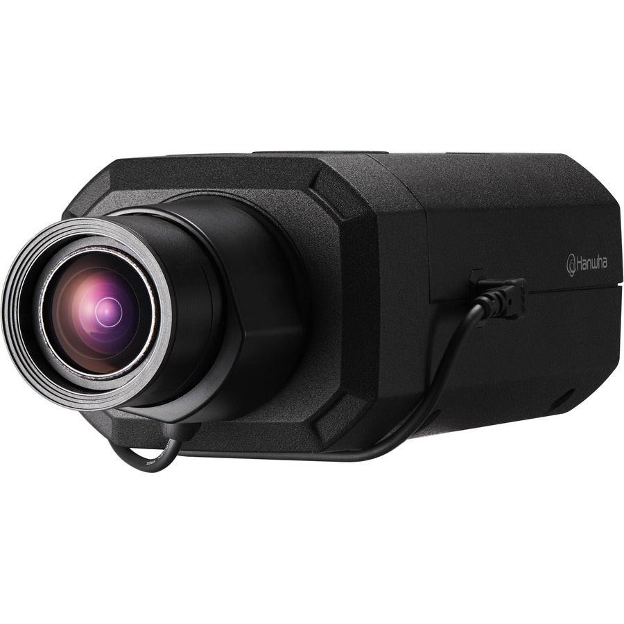 Wisenet XNB-9002 8 Megapixel Indoor/Outdoor 4K Network Camera - Colour - Box - Black