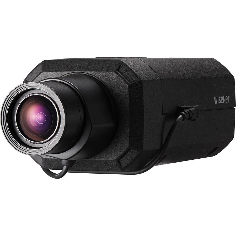 Wisenet XNB-8002 6 Megapixel Indoor/Outdoor HD Network Camera - Colour - Box - Black