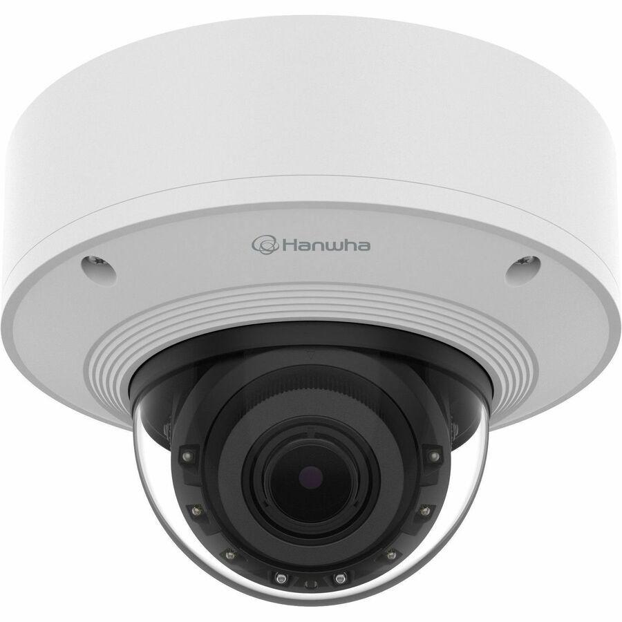 Hanwha PNV-A6081R-E1T 2 Megapixel Outdoor Full HD Network Camera - Colour - Dome - White