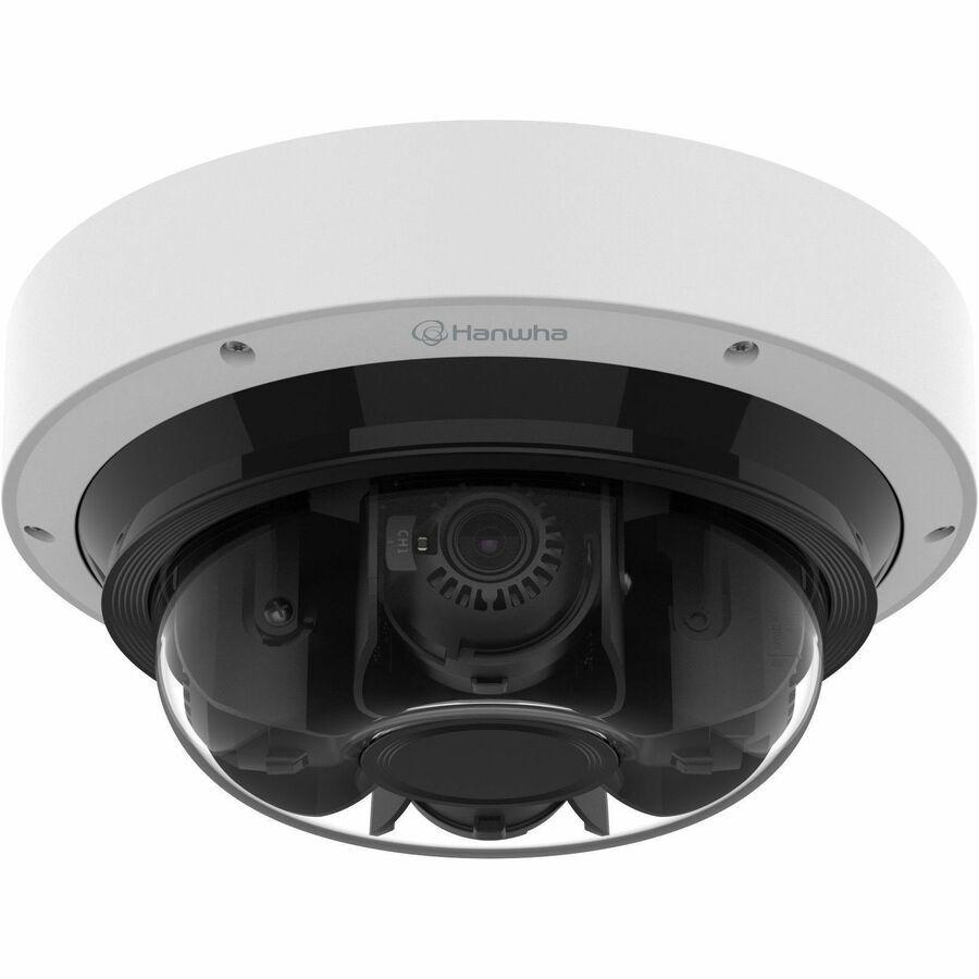Hanwha PNM-C32083RVQ 32 Megapixel Outdoor 4K Network Camera - Colour - Dome - White