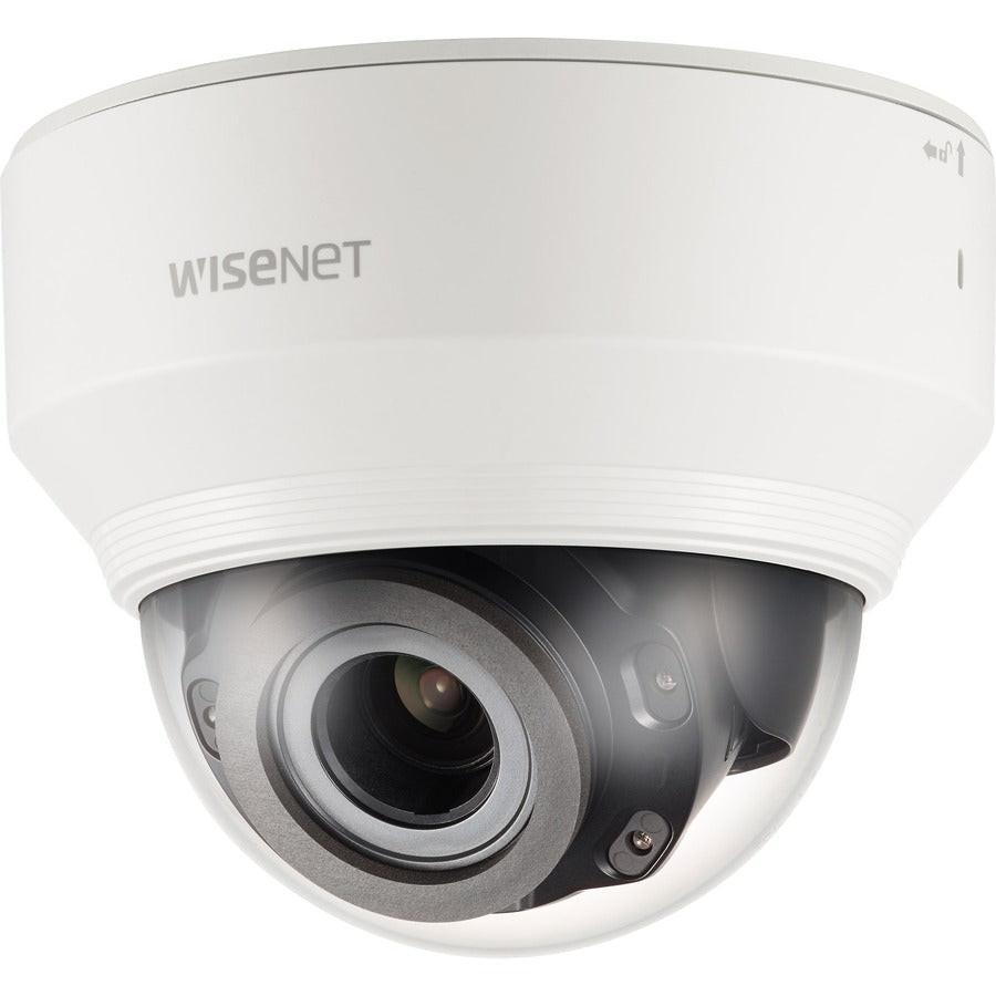 Wisenet XND-8080R 6 Megapixel HD Network Camera - Colour - Dome - Ivory