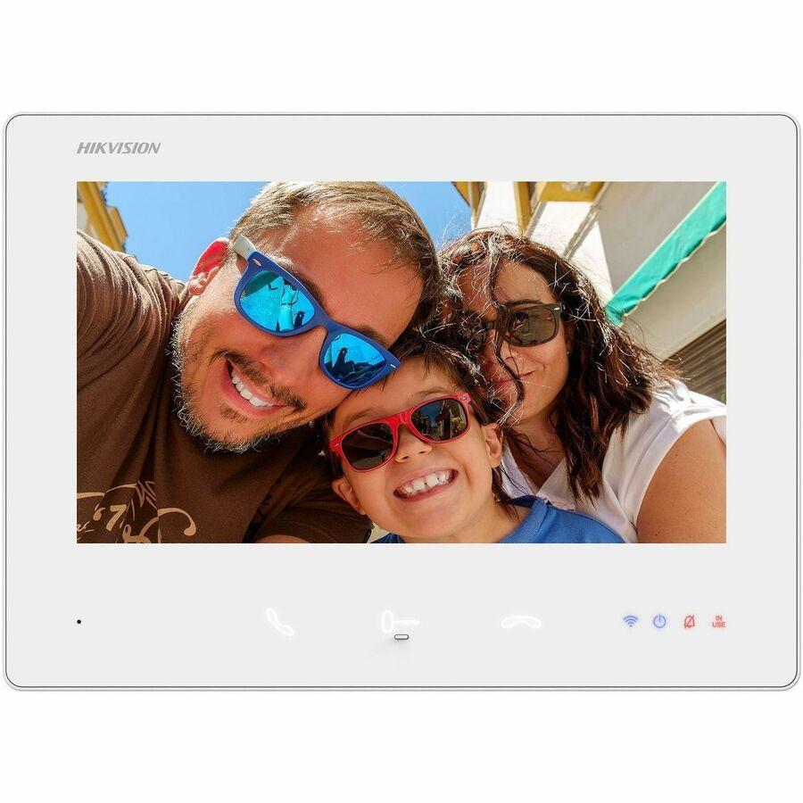 Hikvision DS-KH7300EY-WTE2/WHITE 17.8 cm (7") Video Door Phone Sub Station