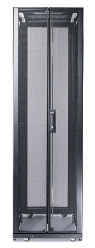 APC by Schneider Electric NetShelter SX 42U Floor Standing Rack Cabinet for Server - 482.60 mm Rack Width - Black