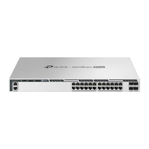 Omada S6500-24G4XF 24 Ports Manageable Ethernet Switch - Gigabit Ethernet, 10 Gigabit Ethernet - 10/100/1000Base-T, 1000Base-X, 10GBase-X - Grey