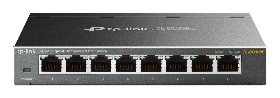 TP-Link EasySmart TL-SG108E 8 Ports Ethernet Switch - 10/100/1000Base-T