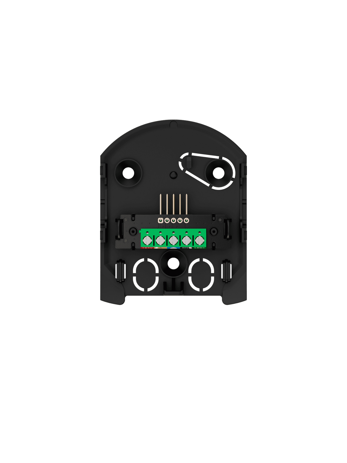 Ajax HomeSiren Fibra — Black shown in use