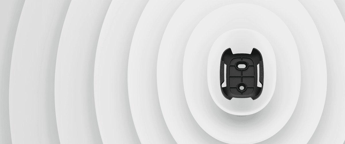 Ajax Holder for Button/Double Button Bracket — Black shown in use