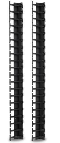 APC by Schneider Electric AR7721 Cable Organizer - Black - 2 Each Pack - TAA Compliant