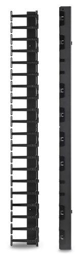 APC by Schneider Electric AR7721 Cable Organizer - Black - 2 Each Pack - TAA Compliant