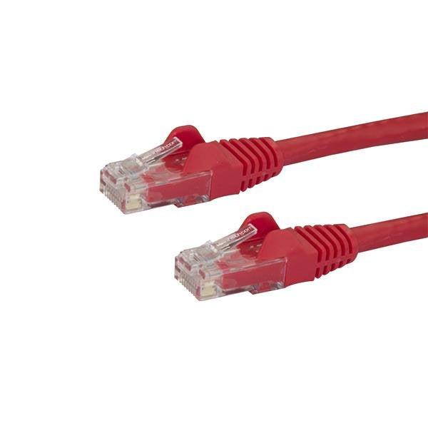 StarTech 2m CAT6 Ethernet Cable - Red Snagless Gigabit - 100W PoE UTP 250Mhz Category 6 Patch Cord UL Certified Wiring/TIA