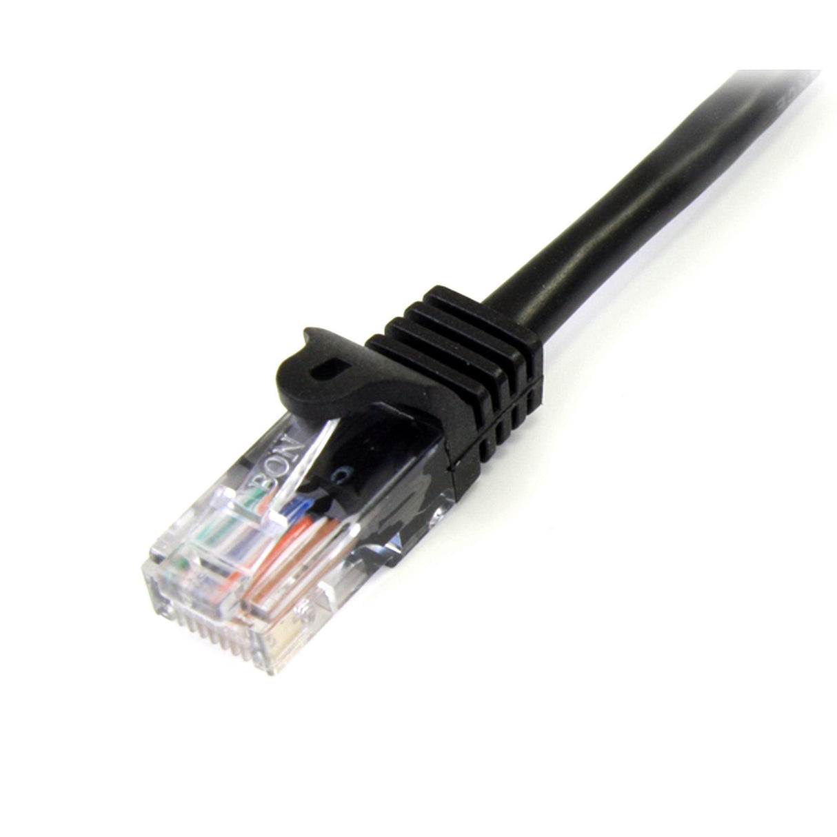 StarTech.com 3 m Black Cat5e Snagless RJ45 UTP Patch Cable - 3m Patch Cord