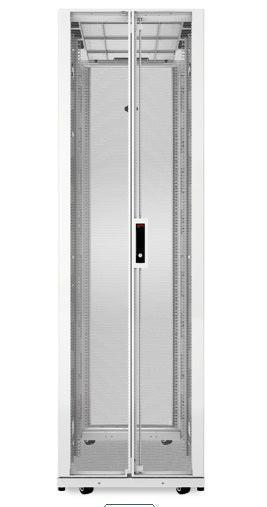 APC by Schneider Electric NetShelter SX AR3340W 42U Rack Cabinet for Networking, Airflow System - 482.60 mm Rack Width x 1048 mm Rack Depth - White - TAA Compliant