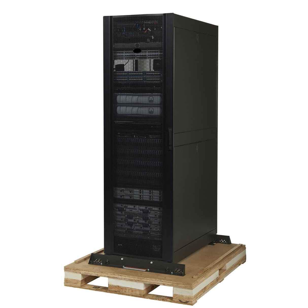 APC by Schneider Electric NetShelter SX AR3150SP 42U Rack Cabinet for Blade Server - 482.60 mm Rack Width x 915 mm Rack Depth - Black - TAA Compliant