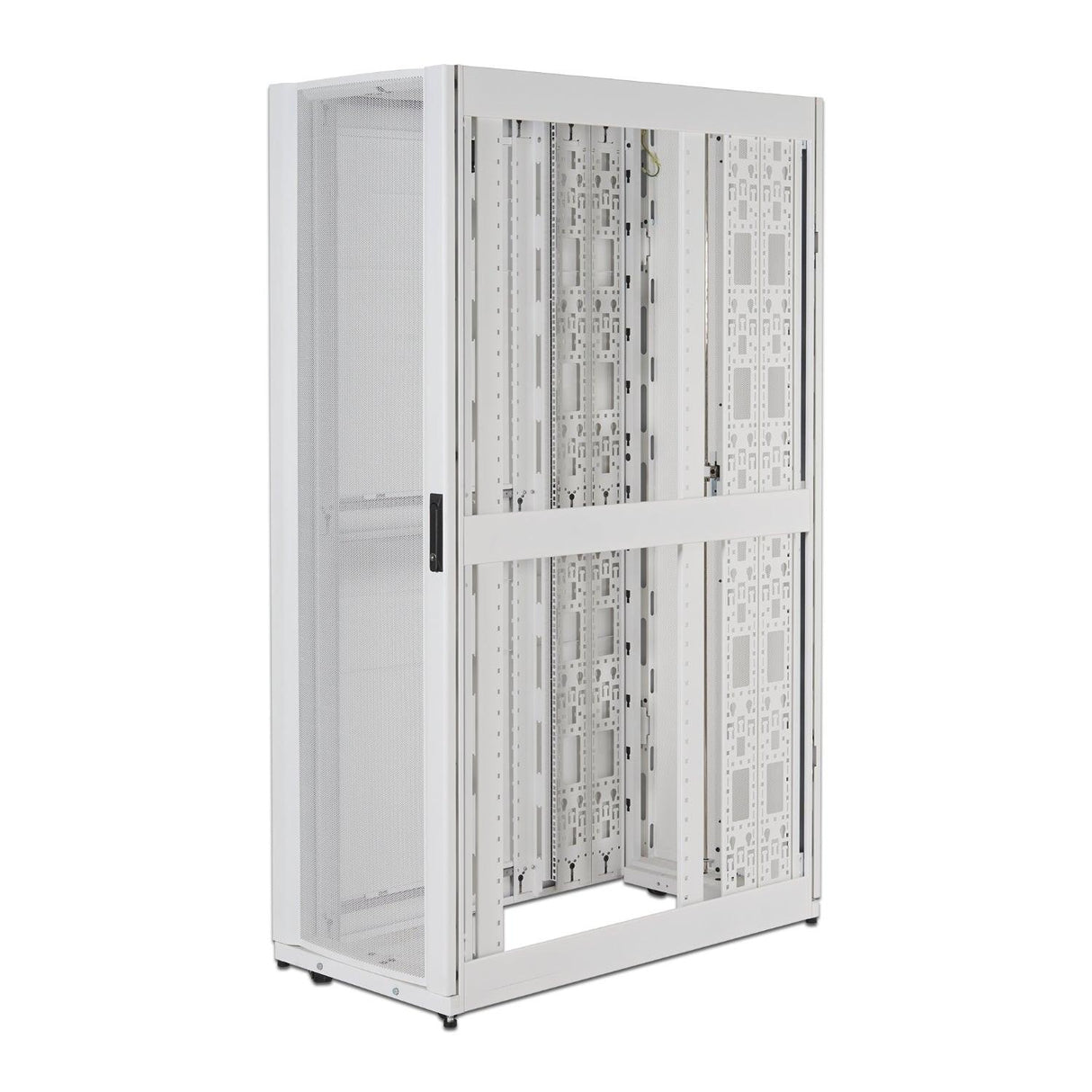 APC by Schneider Electric NetShelter SX AR3357W 48U Rack Cabinet for Server - 482.60 mm Rack Width - White - TAA Compliant