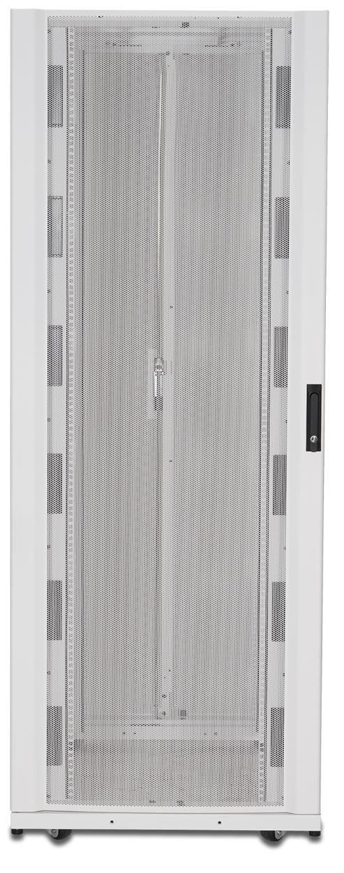 APC by Schneider Electric NetShelter SX AR3357W 48U Rack Cabinet for Server - 482.60 mm Rack Width - White - TAA Compliant