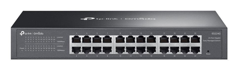 Omada ES224G 24 Ports Manageable Ethernet Switch - Gigabit Ethernet - 10/100/1000Base-T