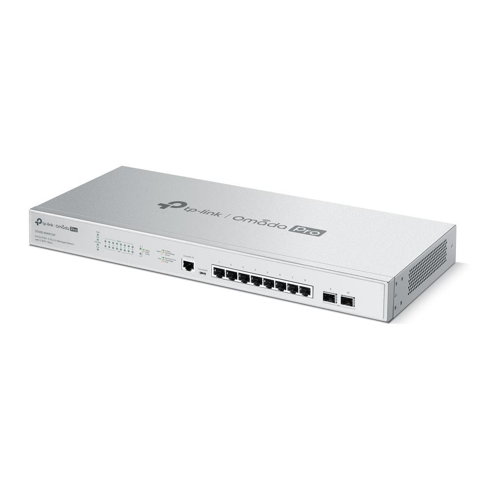 Omada Pro S5500 S5500-8MHP2XF 8 Ports Manageable Ethernet Switch - Gigabit Ethernet, 2.5 Gigabit Ethernet, 10 Gigabit Ethernet - 100/1000Base-T, 2.5GBase-T, 10GBase-X