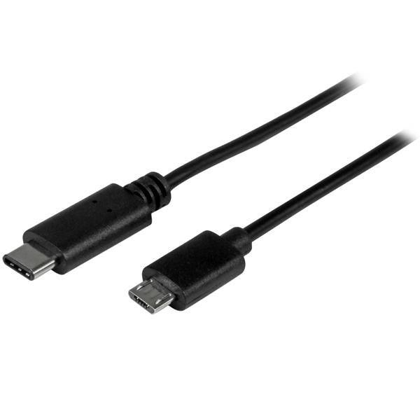 StarTech.com 0.5m USB C to Micro USB Cable - M/M - USB 2.0 - USB-C to Micro USB Charge Cable - USB 2.0 Type C to Micro B Cable