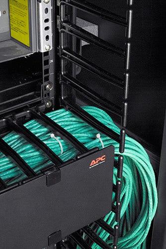 APC by Schneider Electric NetShelter SX 42U Floor Standing Rack Cabinet for Networking, Airflow System - 482.60 mm Rack Width - Black - TAA Compliant