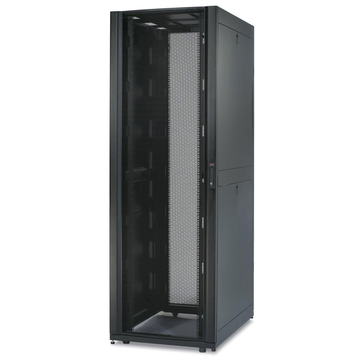 APC by Schneider Electric NetShelter 42U Enclosed Cabinet Rack Cabinet for Blade Server - 482.60 mm Rack Width - Black - TAA Compliant
