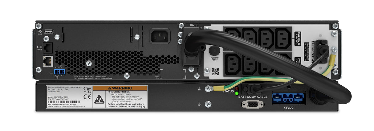 APC by Schneider Electric Smart-UPS SRT Double Conversion Online UPS - 1.50 kVA/1.35 kW