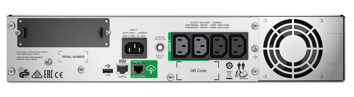 APC by Schneider Electric Smart-UPS Line-interactive UPS - 1.50 kVA/1 kW