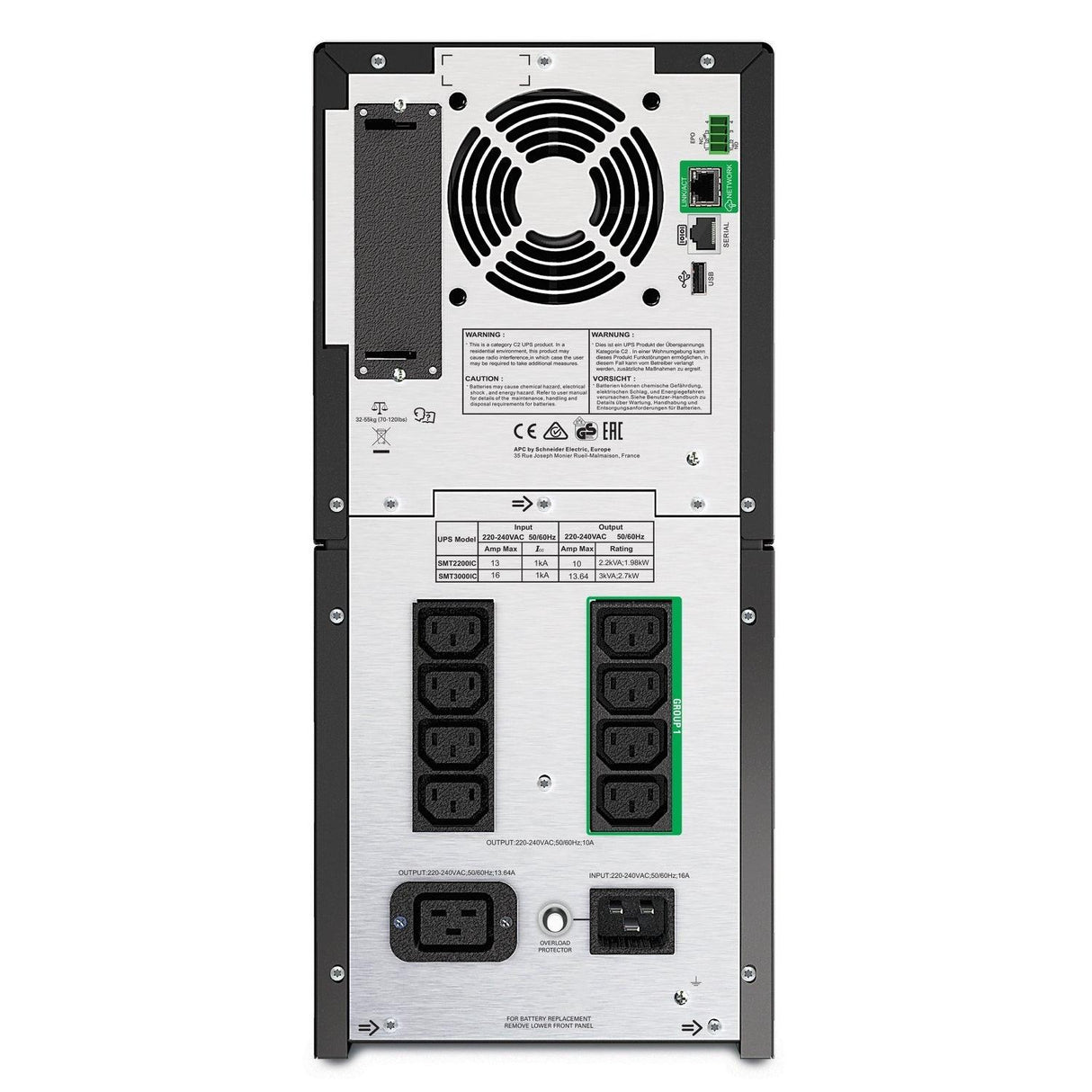 APC by Schneider Electric Smart-UPS Line-interactive UPS - 3 kVA/2.70 kW