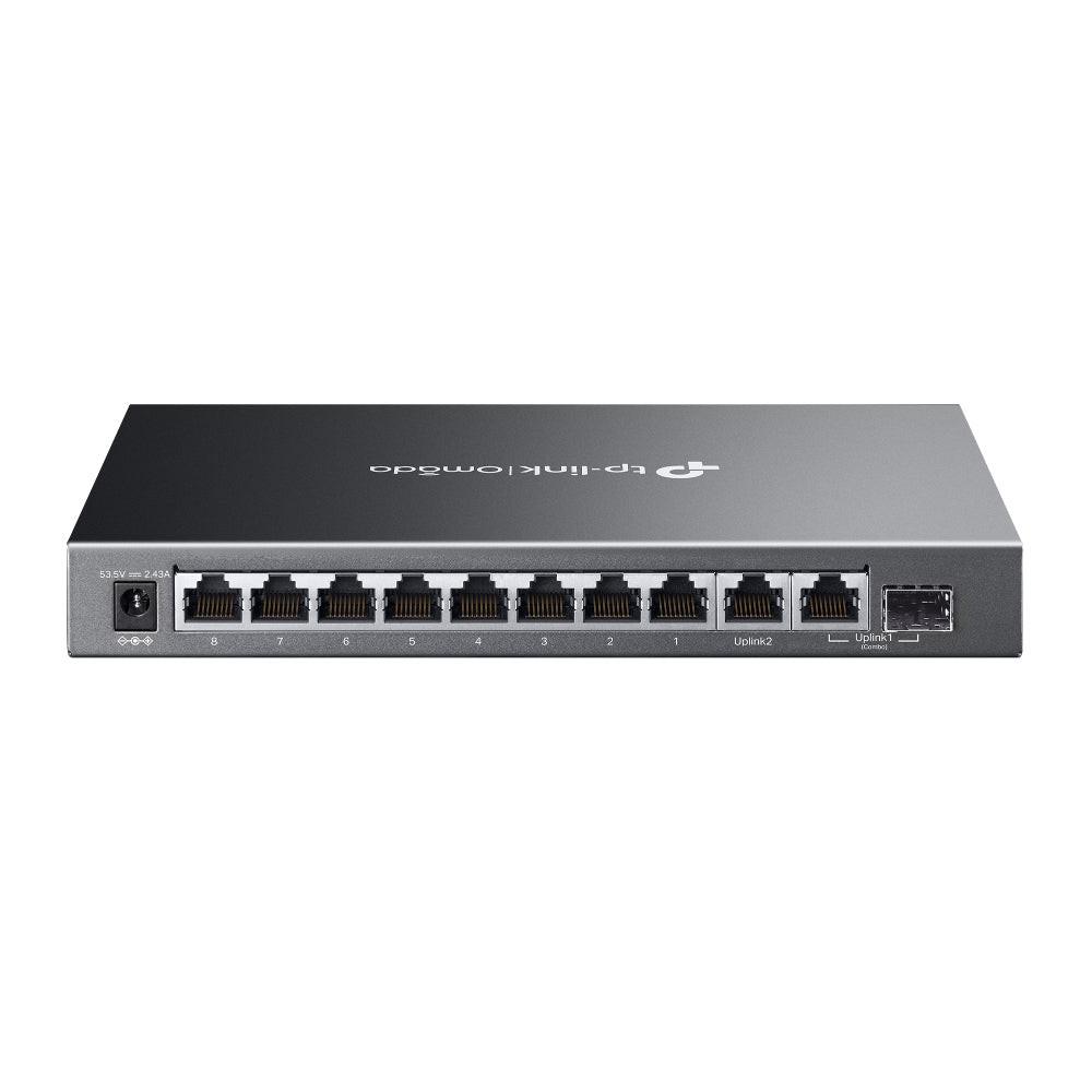 Omada ES210GMP 10 Ports Manageable Ethernet Switch - Gigabit Ethernet - 10/100/1000Base-T, 1000Base-X