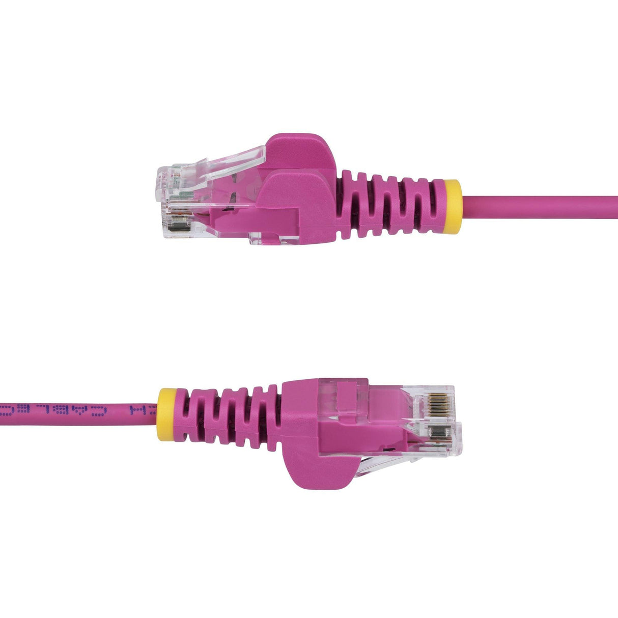 StarTech 2m Pink Slim CAT6 Ethernet Cable, Snagless RJ45, UTP, LSZH, 28AWG Pure Bare Copper, Slim Network Patch Cord