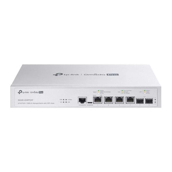 Omada Pro S5500-4XHPP2XF 4 Ports Manageable Ethernet Switch - 10 Gigabit Ethernet - 10GBase-T, 10GBase-X